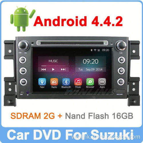 Ownice Quad Core Cortex A9 Pure Android 4.4.2 car dvd player for SUZUKI GRAND VITARA Support DVR TPMS